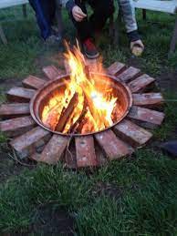 Diy truck rim fire pit. 30 Cheap Easy Diy Backyard Fire Pit Ideas For Outdoor Living 2021 In 2021 Backyard Fire Diy Fire Pit Fire Pit