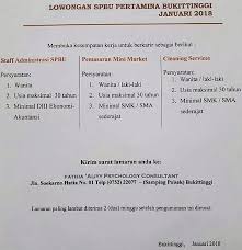 Lowongan kerja pengawas spbu ciloa kuningan. Lowongan Kerja Spbu Pertamina Bukittinggi Januari 2018 Blog Pak Pandani