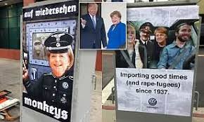 So machen sie balkon und garten fit für den frühling. German Chancellor Angela Merkel Hit By Vicious Poster Campaign Daily Mail Online