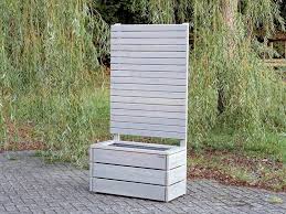 Sichtschutz Ohne Befestigung Zaun Zum Bepflanzen Pflanzkasten Pflanzkasten Pflanzkasten Holz Rankgitter