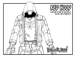 Color the word red coloring page. Red Hood Coloring Pages Coloring Home