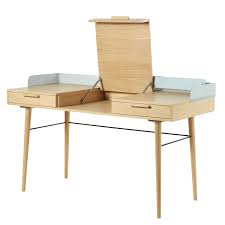 Bureau 2 Tiroirs Et Metal Vert De Gris Maisons Du Monde Bureau Maison Du Monde Vert De Gris Tiroir