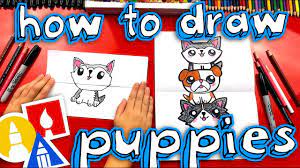 All you need (to begin with), is a. How To Draw A Puppy Stack Folding Surprise Art For Kids Hub Art Drawings For Kids Art For Kids
