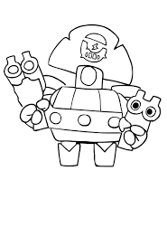 Disegno Di Darry De Brawl Stars Da Colorare