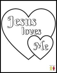 Activities make learning about jesus fun and memorable Christian Valentines Day Coloring Pages About Love 100 Free