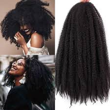 Find different twist braid styles to wear your hair in a gorgeous twist. Amazon Com 3 Packs Afro Kinky Marley Hair For Twists Braiding Hair Crochet Braids Kanekalon Synthetic Hair Extensions 18 Inch 1b Beauty