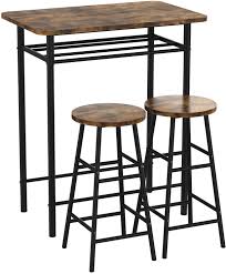 Enjoy free shipping & browse our great selection of bar furniture, barstools, wine racks and more! China Wholesaler 3 Pieces Bar Table Set Modern Pub Table And Chairs Dining Set Kitchen Counter Height Dining Table Set With 2 Bar Stools Photos Pictures Made In China Com