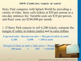 It allows the business to analyze the profit cushion and make changes to the product mix before making losses. How To Compute Margin Of Safety Youtube