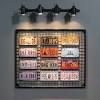 Blog on how to make an awesome wall map from license plates. 1