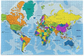 All of the countries in the world are labeled. Amazon Com World Map Puzzle 500 Piece Jigsaw Puzzle Kids Adult Jigsaw Puzzle C4 Toys Games