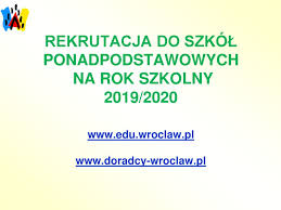 W częstochowskich szkołach, których organem prowadzącym jest miasto, dla. Rekrutacja Do Szkol Ponadpodstawowych Ppt Pobierz