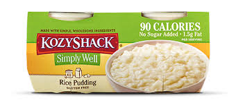 Shop for kozy shack gluten free original recipe tapioca pudding (22 oz) at kroger. Low Calorie Rice Pudding Kozy Shack Simply Well Pudding