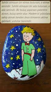Sevil Urgunlu Adli Kullanicinin Kucuk Prens Tas Boyama Rock Painting Panosundaki Pin Painting Rock Resim
