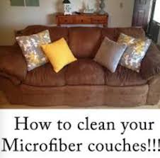Clean Your Microfiber Couch Furniture After Battling Spots And Streaks Here There I Found The Best Clean Couch Microfiber Couch Cleaning Microfiber Couch