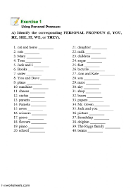 I don't understand what it's asking. Subject Pronoun Worksheet