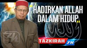 October 18, 2009 / 9:05 pm. Tazkirah Hadirkan Allah Dalam Hidup Dato Dr Zulkifli Youtube