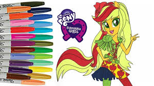 Yoshi island coloring pages yellow watercolor splash vector free yoshi egg coloring pages yertle the turtle printable coloring pages yorkie coloring pages print xerneas coloring page zebra coloring page without stripes yogurt coloring page. My Little Pony Equestria Girls Coloring Book Applejack Rainbow Rocks Colouring Mlpeq Youtube