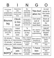 Discover the magic of the internet at imgur, a community powered entertainment destination. Bee On Twitter Here S Another Fun Adhd Bingo For Your Days