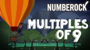 9 Times Table Song Rap Multiples Of Nine By Numberock Math Songs Kids Songs Math Videos