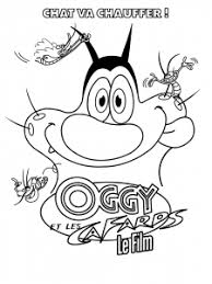 Have a serious cockroach infestation in your home? Oggy And The Cockroaches Free Printable Coloring Pages For Kids