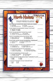 Sports trivia questions, trivia questions and answers, far side comics, . March Madness Party Trivia Game Basketball Trivia Ncaa Trivia Printable Or Virtual Game Instant Download March Madness Parties Trivia March Madness Theme Party