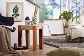 35cm x 35cm x 2.5cm geschlossenes brett: Finebuy Beistelltisch Massiv Holz Akazie 35 X 35 Cm Wohnzimmer Tisch Design Dunkel Braun Landhaus Stil Couchtisch Natur Produkt Wohnzimmermobel Unikat Modern Massivholzmobel Echtholz Anstelltisch Amazon De Kuche Haushalt