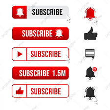 Youtube Subscribe Button Set Youtube Subscribe Subscribe Button Png And Vector With Transparent Background For Free Download Youtube Logo Youtube Banner Backgrounds Youtube