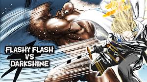 Flashy Flash vs Superalloy Darkshine - 50/50 Fight? / One Punch Man -  YouTube
