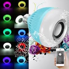 E27 12w Rgb Led Bluetooth Speaker Ac100 240v Bulb Light Play Music Control Ebay In 2020 Rgb Led Led Light Bulbs Led Lights