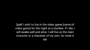 You'll have to die sometime in order to retu. Video Game Spell Youtube