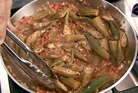 Okra And Tomatoes Recipe Okra And Tomato Recipe Okra And Tomatoes Food Network Recipes