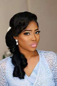 39 Black Women Wedding Hairstyles That Full Of Style Black Wedding Hairstyles Black Brides Hairstyles Black Bridesmaids Hairstyles