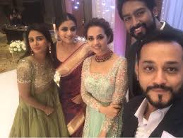Malayalam Actress Bhavana Naveen Second Wedding Reception Sandalwood Stars Wish The Newly Married Photos Ibtimes India