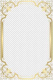 Paper Graphic Film Border Frame Illustration Of Gold Frame Transparent Background Png Clipart Contoh Undangan Pernikahan Bingkai Foto Kartu
