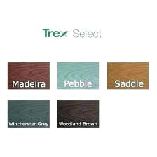 Select Colors Decking Chart Fascia Railing Trex Se Redside