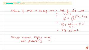 how many cubic metres of earth must be
