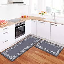 Amazon kitchen rugs home & kitchen discover kitchen rugs on amazon at a great price our kitchen & table linens. Amazon Com Luxstep Kitchen Mat Set Of 2 Anti Fatigue Mat Pvc Non Slip Kitchen Rugs And Mats Waterproof Memory Foam Kitchen Rug Standing Desk Mat Floor Mats For House Sink Office Kitchen Grey Kitchen