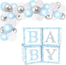 Newborn onesie with cute bears, hedgehogs, foxes and raccoons along with forest trees and acorns. Amazon Com Baby Shower Decorations Balloon Boxes Winter Wonderland Snowflake Baby Shower Boxes Blocks For Gender Reveal Party Supplies Christmas Holiday Blue Snowflake Birthday Party Boys Girls Cake Smash Photo Toys