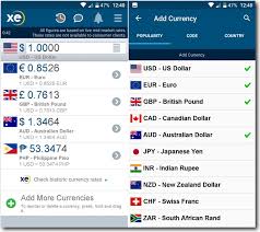 Xe Currency Find Currency Exchange Rates In Android