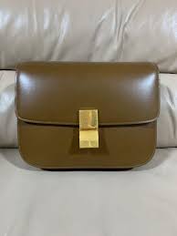 Celine small c charm red shoulder bag. Celine Medium Classic Box Bag In Camel Reduced Price Luxury Bags Wallets Handbags On Carousell