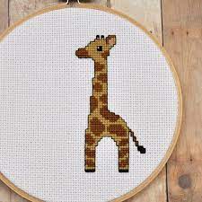 Etsy counted cross stitch patterns for babies with giraffes. Baby Giraffe Cross Stitch Pattern Instant Download Etsy Cross Stitch Patterns Cross Stitch Stitch Patterns
