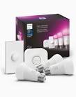 Hue White 3pk Starter Kit with Smart Button 553941 Philips
