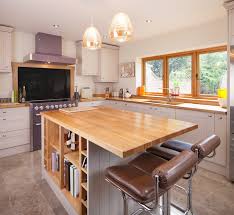 stylish breakfast bars in solid wood