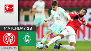 In der bundesliga geht es gegen den 1. 1 Fsv Mainz 05 Sv Werder Bremen 0 1 Highlights Matchday 13 Bundesliga 2020 21 Youtube