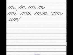 Check spelling or type a new query. Handwriting Lowercase Cursive M Youtube