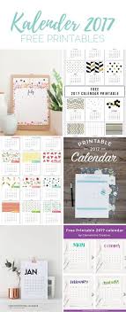 Die Schonsten Kalender Fur 2017 Zum Ausdrucken Provinzkindchen Kalender Zum Ausdrucken Kalender Gestalten Diy Schule
