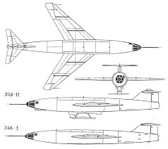 Drawings Of The Dfs 346 Which Was Carried Under The Wing Of A Russian B 29 Tu 4 The Dfs 346 Was A Mach 2 6 Designed Aircraf Bell X 1 Wwii Plane Rocket Engine