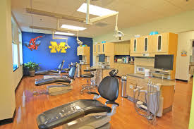 Pediatric Dentist Office Operatory Michigan Go Blue Pediatric Dental Office Dentist Office Dental Office