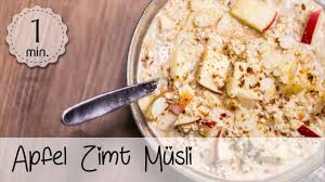 Musli Rezept Mit Haferflocken Apfel Und Leinsamen Schnell Gesund Vegan Vegane Rezepte Youtube