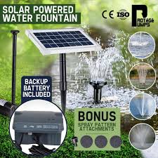 You can mix and match four spray caps. 25w Solar Powered Water Fountain Pump Protege Mytopia